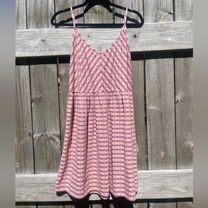 Amadi Pink and Purple Striped Dress